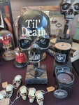 Til' Death Skull (old-type font) Black